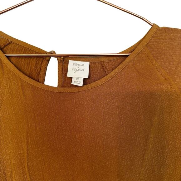 Roan + Ryan flutter sleeve top size XL - Picture 4 of 6